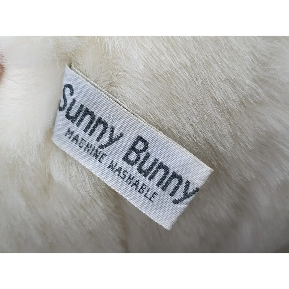 Russ Rabbit Plush Sunny Bunny Bumper‎ Nina Lot of 3 White Stuffed Animal Toy